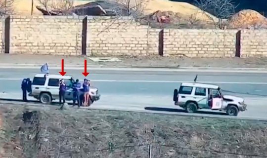 Aİ missiyasının Azərbaycan sərhədi yaxınlığında yeni görüntüləri yayılıb