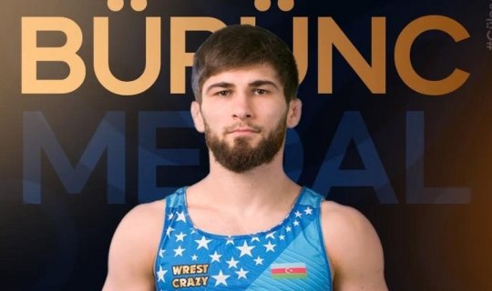 Azərbaycan güləşçisi bürünc medal qazanıb