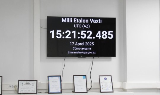 AzMİ-də Milli Etalon Vaxtına görə atom saatları quraşdırıldı - FOTO