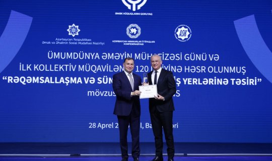 Azərsun Holdinq&rdquo; mükafata layiq görülüb
