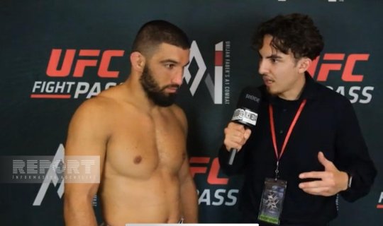 Azərbaycanın MMA döyüşçüsü israilli rəqibinə&nbsp;qalib gəldi - FOTO