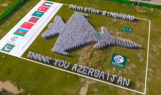Pakistandan Azərbaycana təşəkkür fləş-mobu - FOTO