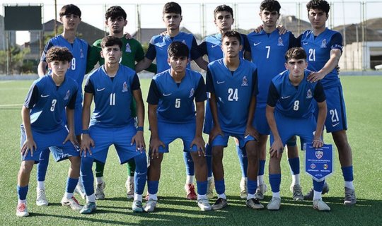Azərbaycanın U-16 millisi Moldovaya qalib gəlib