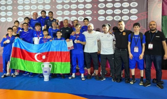 Azərbaycanın sərbəst güləş millisi Avropa çempionu oldu