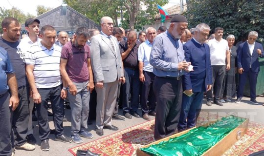 Milli Qəhrəman Natiq Qasımovun anası dəfn olunub