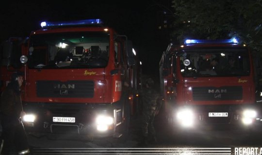 Dövlət Sərhəd Xidməti Aparatının inzibati binasında yanğın olub