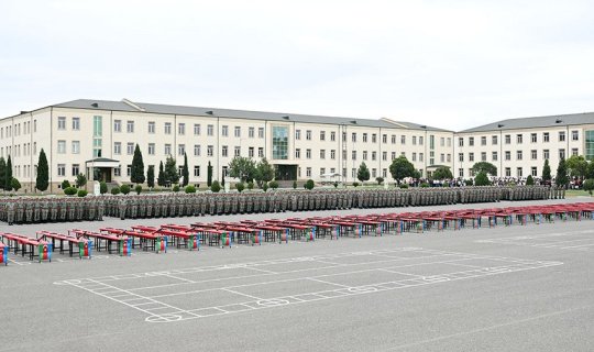 Azərbaycan Ordusunda andiçmə mərasimləri keçirilib