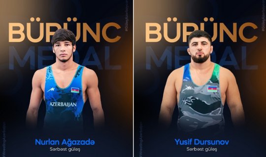 Azərbaycanın iki güləşçisi dünya çempionatında bürünc medal qazanıb