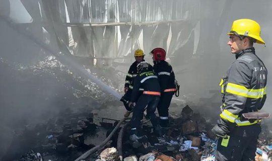 "Sədərək" ticarət mərkəzində yanğında 13 nəfər tüstüdən zəhərlənib