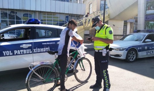 Yol polisi&nbsp;velosipedçilərə&nbsp;müraciət etdi