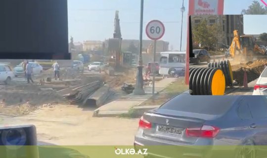 Binəqədidə aylardır davam edən qazıntı işləri nə vaxt bitəcək? - VİDEO
