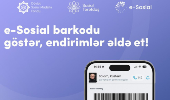 &ldquo;Sosial Tərəfdaş&rdquo; loyallıq layihəsi çərçivəsində ölkə üzrə pensiyaçılar üçün geniş endirim imkanları yaradılıb