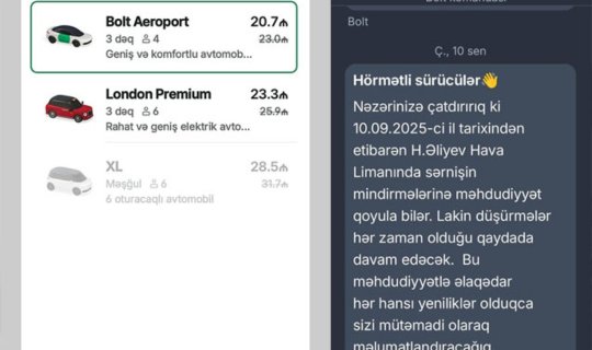 Bu gündən aeroportdan şəhərə taksi sifariş etmək olmur - Fotolar