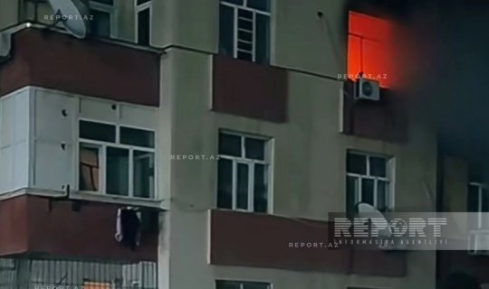 Gənclər şəhərciyində evdə yanğın olub, 15 nəfər təxliyə edilib - YENİLƏNİB