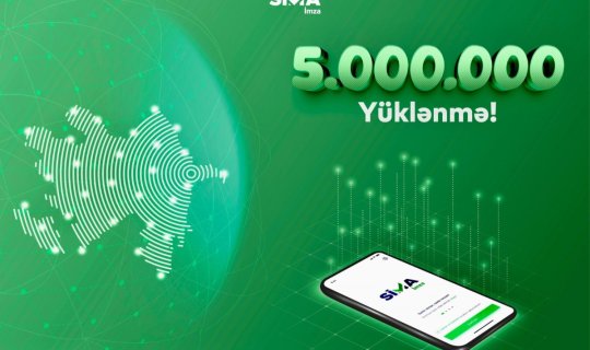 Nazir: &ldquo;SİMA İmza&rdquo; mobil tətbiqi 5 milyon yüklənməyə çatıb