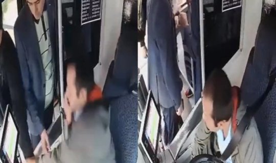 Avtobus sürücüsünü döyən şəxs SAXLANILDI