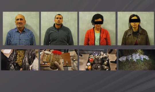 2 qadın olmaqla ailə üzvləri tutuldu - Oğuzda polisdən əməliyyat