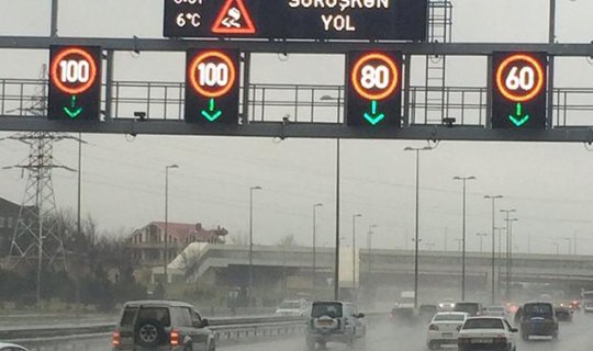 Zığ dairəsi-Hava Limanı yolunda sürət həddi bərpa edilib