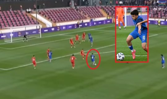 15 yaşlı Əlidən Rusiyanın qapısına fantastik qol - VİDEO