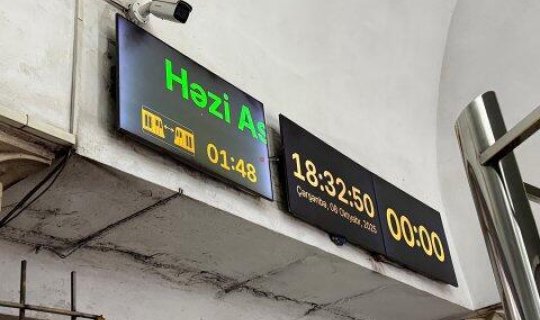 Metroda yenilik: Qatarın nə vaxt gələcəyi ekranda görünəcək