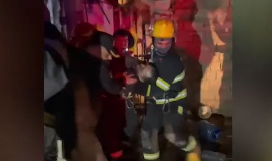 Zığda yanğınla müşayiət olunan partlayış baş verib - VİDEO