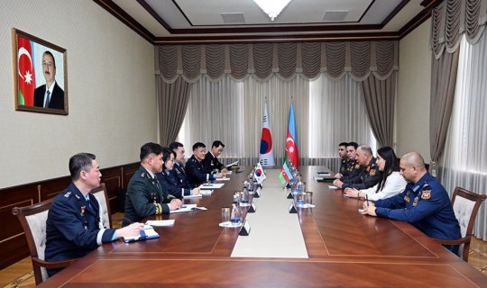 Azərbaycan və Koreya hərbi əməkdaşlığı müzakirə olunub - FOTO
