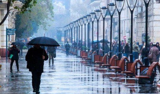 Sabah&nbsp;yağış yağacaq, şimşək çaxacaq - PROQNOZ