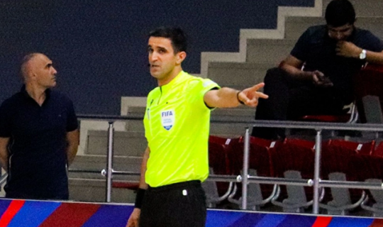 Azərbaycanın FIFA referisi beynəlxalq təyinat alıb