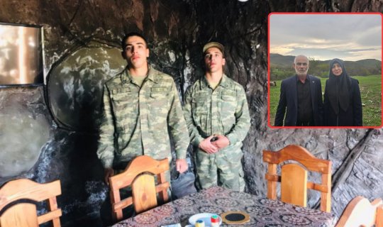 İki oğullarının bir-birlərinin gözü qarşısında şəhid olduğu yerə getdilər - FOTO
