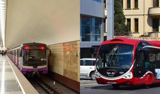 Avtobus və metrodan istifadə edənlərə ŞAD XƏBƏR