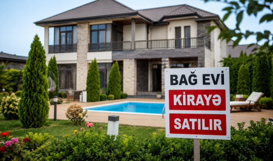 Bu yay bağ evi kirayələmək neçəyə başa gələcək?