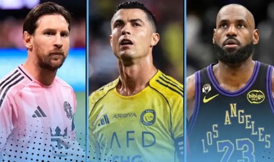 Dünyanın ən çox qazanan 10 idmançısı açıqlanıb: Ronaldo yenidən zirvədədir