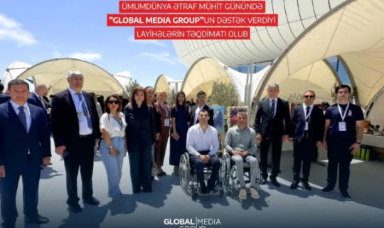 Ümumdünya Ətraf Mühit Günündə "Global Media Group"un dəstək verdiyi layihələrin təqdimatı olub