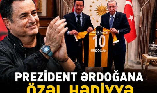 Acun İlıcalıdan Prezident Ərdoğana xüsusi hədiyyə: &ldquo;Məni çox qürurlandırdı və xoşbəxt etdi&rdquo;