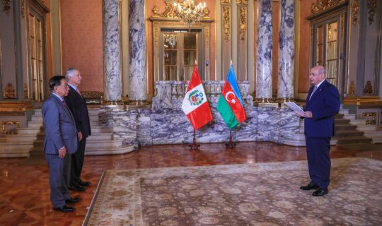 Peru Prezidenti Azərbaycan səfirinin etimadnaməsini qəbul edib