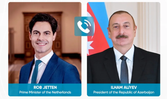 İlham Əliyev Niderlandın Baş naziri ilə danışdı