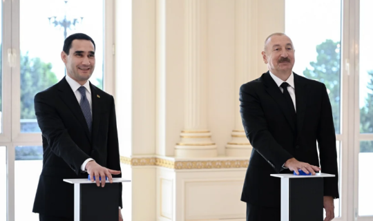Azərbaycan Türkmənistana tanker hədiyyə edib