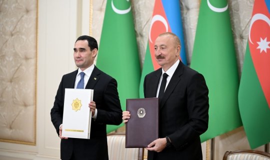 İlham Əliyev&nbsp;Qurbanqulu Berdiməhəmmədova təşəkkür etdi