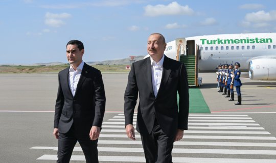 Türkmənistan Prezidenti Füzulidə səfərdədir