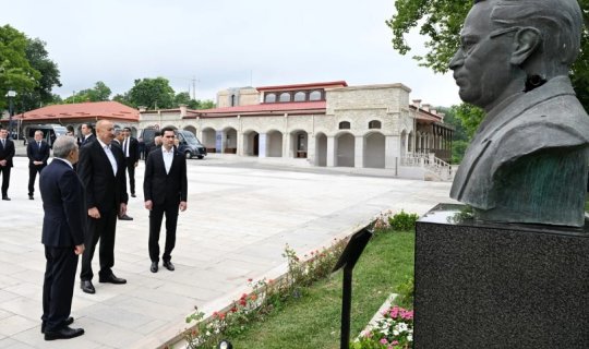 Tanınmış şəxsiyyətlərin işğal dövründə güllələnmiş büstlərinə baxdılar