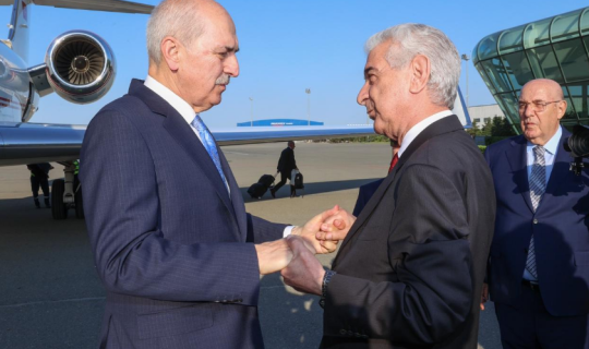 Türkiyə parlamentinin sədri Azərbaycanda səfərdədir