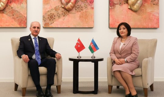 Sahibə Qafarova və Numan Kurtulmuş görüşdü