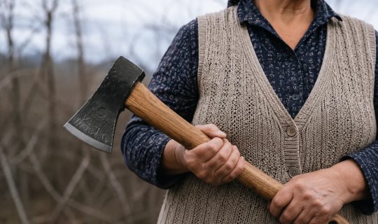 Bakıda qadın ərini baltalayıb
