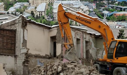 Bakıda bu ərazisində söküntü başladı&nbsp;- Kompensasiya veriləcək