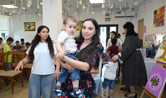 Leyla Əliyeva Şəkidə Uşaq evində -&nbsp;FOTO