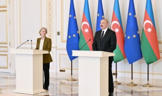 Prezidentin sosial media hesablarında Ursula Fon der Lyayenin Azərbaycana səfəri ilə bağlı videoçarx paylaşılıb
