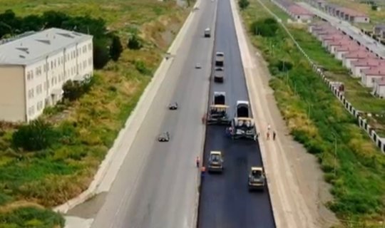 Əsgəran-Xocalı-Xankəndi yolunda tikinti işləri son mərhələyə çatdı