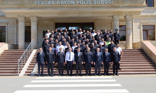 Yevlaxda Polisi Günü qeyd olundu - FOTOLAR