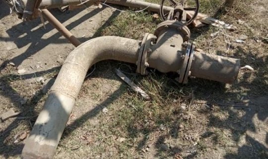 Maşın boru xəttinə çırpıldı, rayonun qaz təchizatı dayandırıldı