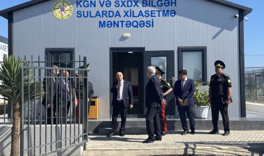 Kəmaləddin Heydərov yeni məntəqənin açılışını etdi